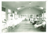 Girls' ward in Children's Hospital, The University of Iowa, 1921