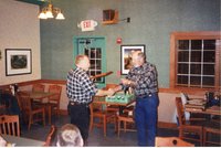 2003 Dennis Petersen receives the Woodland Owner of the year award from Chairman Don Lounsbury