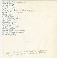 Summit School 1956 Class Picture