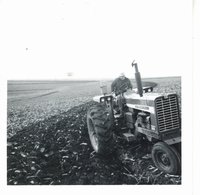 Larry Hingtgen planting contour strip, 1969