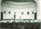 Lecture in Macbride Hall, The University of Iowa, 1920s?