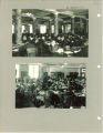 Students studying at tables in Macbride Hall, the University of Iowa, 1920s