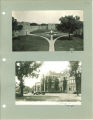Quadrangle exterior and courtyard, The University of Iowa, Jul. 1926
