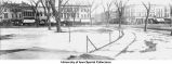 Clinton Street businesses in winter, Iowa City, Iowa, 1912