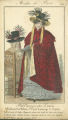 Elaborate plaid cape