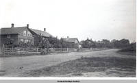 Communal homes street scene, north/south, Amana, Iowa, 1919