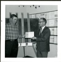 Bill Green Receiving Award, 1970