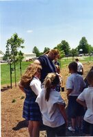  Notre Dame Elementary School Students and Butterfly Garden