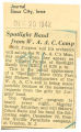 Spotlight band from W.A.A.C. camp