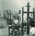 Art studio, The University of Iowa, 1950s