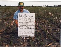 1990 No-till soybeans signs