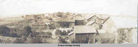 View of communal backyard, Homestead, Iowa, 1900s