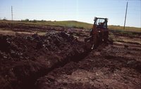 Larry Braby's Farm Before and After a Wetland Construction Project.