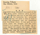 Sergt. Elizabeth Davenport