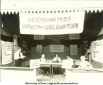 University of Iowa headquarters at the Iowa State Fair, The University of Iowa, August 1921