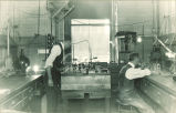 Students in a laboratory, The University of Iowa, 1930s