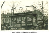 Concession stand in Mecca Day parade, The University of Iowa, 1920