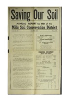 0172.   Saving Our Soil: Annual Report for 1961 of the Mills Soil Conservation District