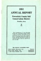 1951 Poweshiek County Soil and Water Conservation District Annual Report 