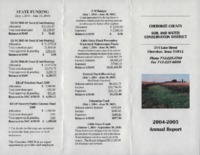 Cherokee County Soil Conservation District Annual Report - 2004-2005