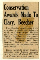 Conservation awards made to two Hardin county men.