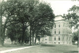 Northeast view of Calvin Hall on the Pentacrest, the University of Iowa, between 1900 and 1905