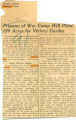 Prisoner of war camp will plant 120 acres for victory garden
