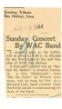 Sunday concert by WAC band