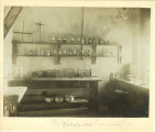 Hospital laboratory at Seashore Hall, The University of Iowa, 1900