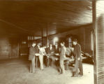 Veterinary class observing procedure, 1912