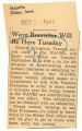 WAVE recruiter will be here Tuesday