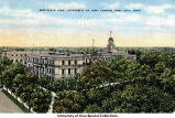 Pentacrest postcard, The University of Iowa, 1940
