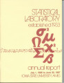 Statistical Laboratory Annual Report, July 1, 1986 to June 30, 1987