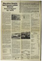 Cherokee County Soil Conservation District Annual Report - 1974