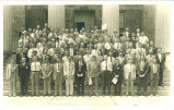 Second Hydraulics Conference on the steps at Old Capitol, The University of Iowa, June 1942