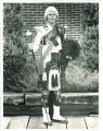 Scottish Highlanders drum major Mark Isaacs, The University of Iowa, 1980