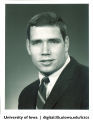 Iowa football player Kim Markshausen, The University of Iowa, 1968?
