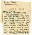 WAAC recruiters