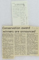 1970 - Conservation Award Winners Are Announced