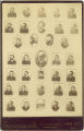 Dentistry faculty and students, The University of Iowa, 1883-1889