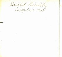 Harold Beichley dropbox, 1966