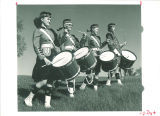 Scottish Highlander drummers, The University of Iowa, 1960s
