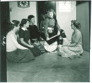 Freshmen members of the Scottish Highlanders, The University of Iowa, October 11, 1954