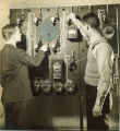 Engineering students in a laboratory, The University of Iowa, 1939