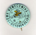 Homecoming badge, October 25, 1958