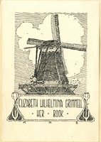Elizabeth Wilhelmina Grimmell Bookplate 