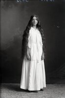Woman with long hair