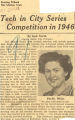 Tech in city series competition in 1946