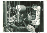 Engineering students in shop, The University of Iowa, August 1941