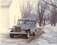 Vehicle parked next to Chauffeur's house during the Winter